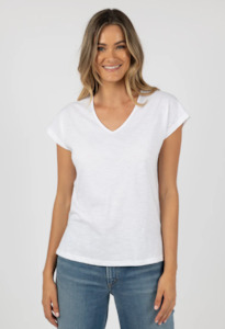 Top: MUST HAVE V NECK TEE