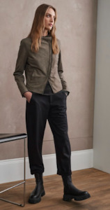 Sale: TRANSIT PAR  SUCH Tan Leather Raw edge Jacket