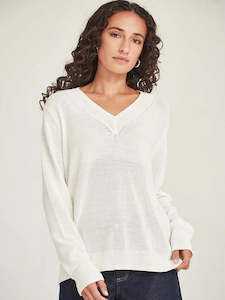 Caroline Sills: Carmival V Neck Sweater