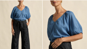 Shirts: TRACE TOP -Shoreline