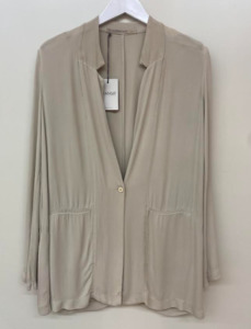 Coats Sweaters: Transit Par Such Long Line Jacket - Available in natural and white