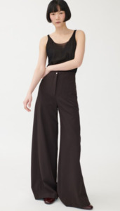 Annette Gortz: VASCO  Black Wide Leg  Pant