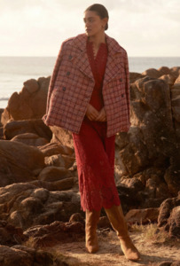 Coats Sweaters: REVEL COAT Berry