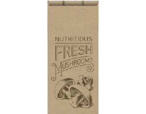 Products: Mushroom Paper Bag Brown