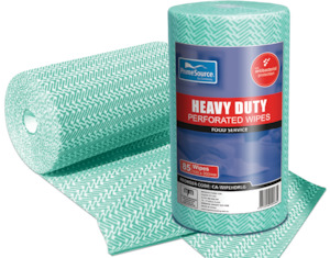 Heavy Duty Wipes Rolls 530x300mm Green