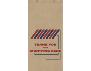 Large Brown Paper Butchery Bag