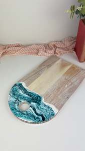 Art: Resin art Wooden board