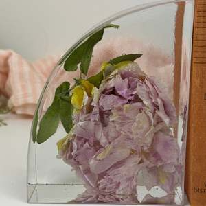 Everything: Resin Floral Bookend | Dried Flowers | NZ Made