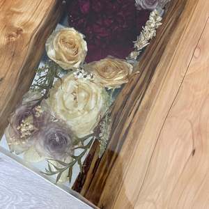 Resin coffee table