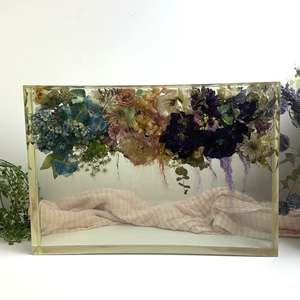 Everything: Resin Block 400mmx275mm Floral Art
