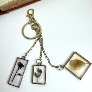 Botanical Charm Keyring