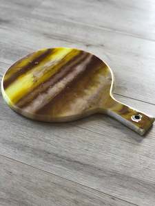 Floral Trays And Boards: Resin art Wooden board