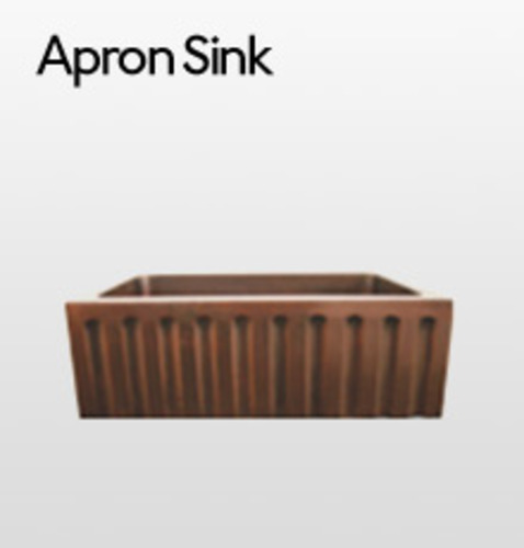 Copper Apron Farmhouse Sink