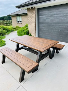 Products: A frame Table & bench set Castleblayney Furnit