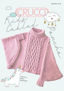 Patterns: Crucci Pattern 1915 Kids' Cabled Poncho