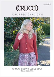Patterns: Crucci Pattern 2207 Easy DK Cropped Cardigan