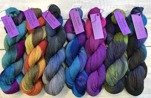 Touch Yarn: Touch Yarns Hand-Painted Possum Silk Merino 2ply