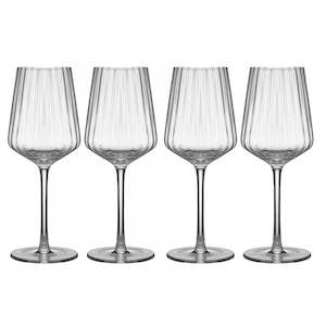 For Him: ESME WINE GLASS 4PK CLEAR