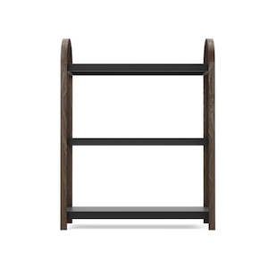 Shelving: BELLWOOD 3 TIER SHELF BLACK WALNUT