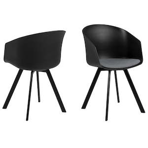 Dining Chairs: MOON CHAIR BLACK