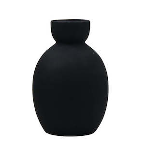 TATE EGG BLACK MATTE VASE