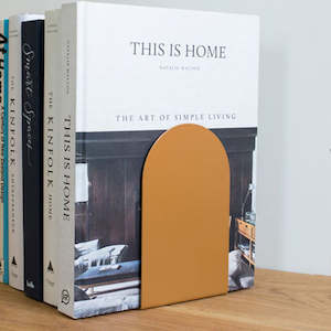 Baskets Storage: JAMB BOOKENDS TOFFEE