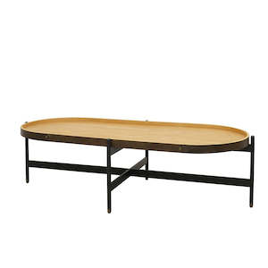 Coffee Tables: HAYWOOD OVAL COFFEE TABLE LIGHT ASH - PRE ORDER