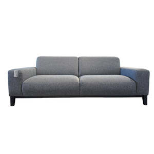 Sofas: JED 3 SEATER LOFT CHARCOAL