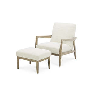 Armchairs: TRIESTE CHAIR & OTTOMAN