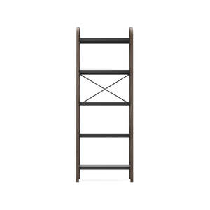 BELLWOOD 5 TIER SHELF BLACK WALNUT