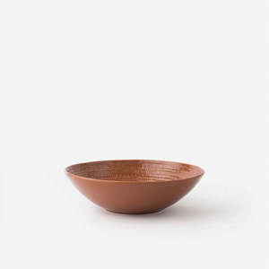 Serveware: LAGOM ROUND BOWL CHESTNUT SMALL