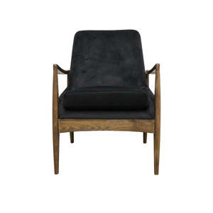 MORLEY ARMCHAIR BLUE VELVET