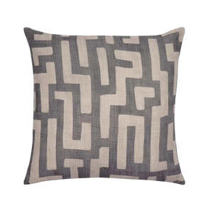 KENT LINEN CUSHION CHARCOAL
