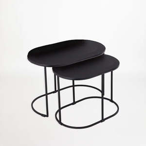 NOIR NESTING TABLES SET 2