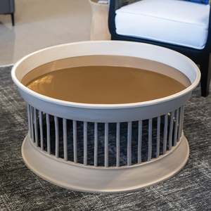 New Arrivals: SPUN BAMBOO COFFEE TABLE ROUND