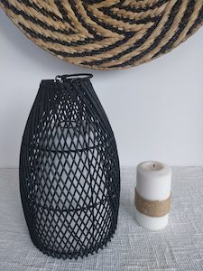 Products: Jambu Black Rattan Pendant Lightshade - Style 2 - Exudy Art for Living