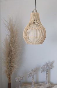 Products: Luna Natural Rattan Light Shade - Exudy Art for Living