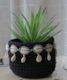 Coastal Shell and Bead Macrame Basket - Exudy Art for Living