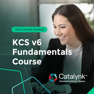 Products: KCS v6 Fundamentals course