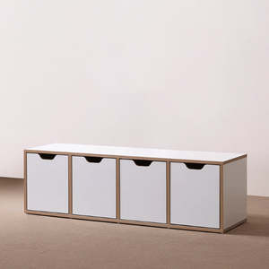 Bedroom Furniture: POKO 4 - Cubby Storage Bench