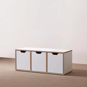 Bedroom Furniture: POKO 3 - Cubby Storage Bench