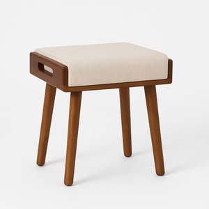 RIVENA Stool - Walnut