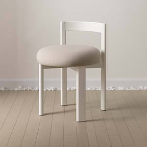 Bedroom Furniture: MIVA Stool - White