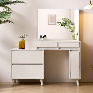 Bedroom: MILKY Dressing Table - White