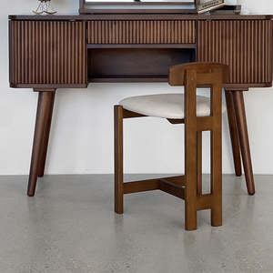 ROMAN Stool - Walnut