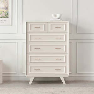 Bedroom Furniture Nz: DOVIK 6 Drawers Tallboy