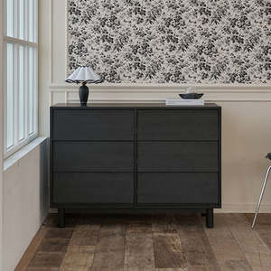 MORVEN 6 Drawers - Black