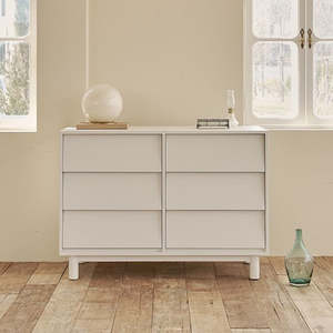 Drawers: MORVEN 6 Drawers - Cream White