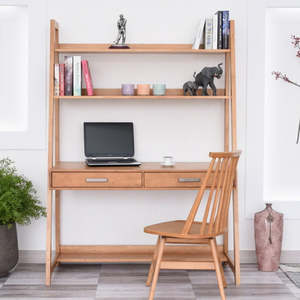 Office Furniture Nz: ARVENA Desk with Shelves