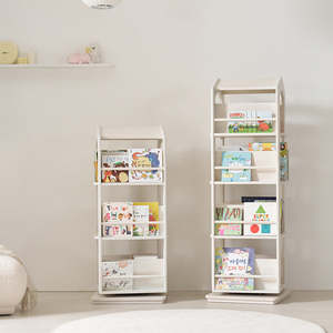 RONDEL Rotating Bookshelf - White